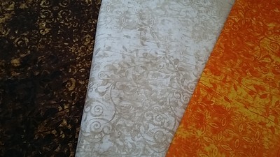 Neu-100 % Baumwolle-Dan Morris Design Stoffe-Rustikale Töne-Größen: FQ-Yard