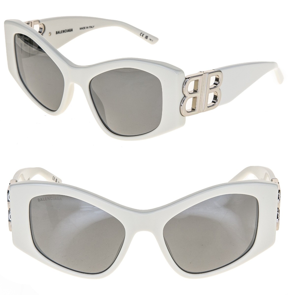 BALENCIAGA BB0287S DYNASTY XL 0287 White Fashion Geometric  display picture 3