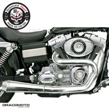 Harley FXDF 1690 ABS Dyna Fat Bob 2012-2017 Full exhaust BASSANI Road Rage Ch...