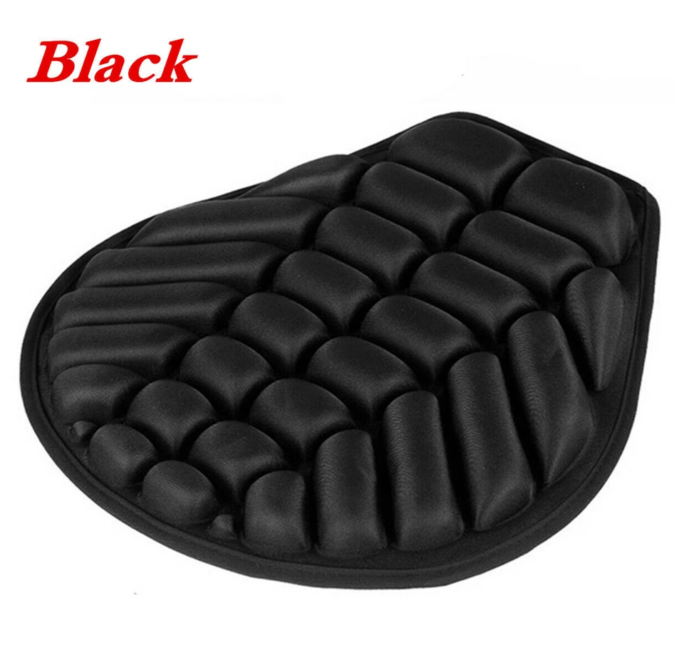 1 X мотоцикла мотоцикла 3D комфорт сиденье подушка подушечка давления крышка - Изображение 3 из 4