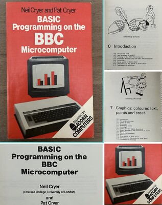 Grundlegende Programmierung auf dem BBC Microcomputer Vintage 1980er Acorn Computerbuch