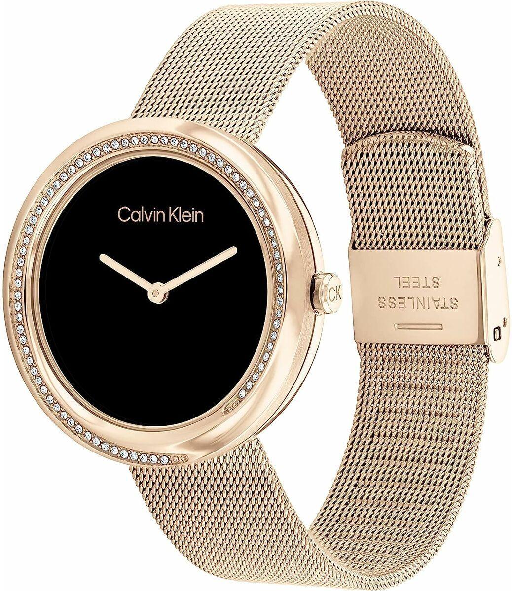 Damenuhr CK CALVIN KLEIN TWIST 25200151 Edelstahl Mesh Gold  display picture 1