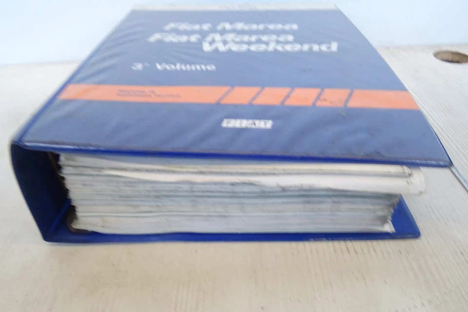 manuale officina Fiat Marea e Marea Weekend catalogo assistenza tecnica 3 volume - Immagine 2 di 4