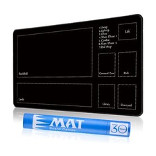 Biouai Stitched Playmat for MTG Magic The Gathering - Play Mat with Tube Case...
