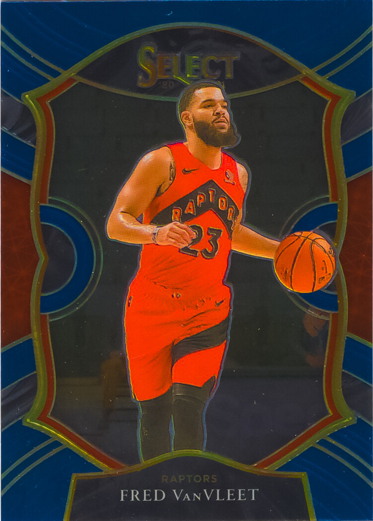 NBA カード Fred Vanvleet ルーキー 直筆サイン 25枚限定 Fred VanVleet 2020-21 Select Basketball Blue Retail Card #29