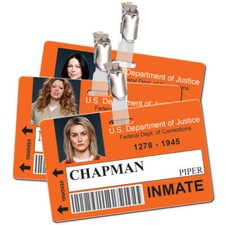 Orange is the New Black Inmate Cosplay ID Card (Choose Your Character)