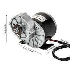 High Power 12V 250W Gear Reduction DC Motor For E-Bike Scooter ATV