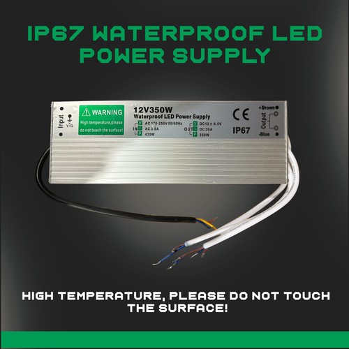 240V DC12V 15W - 150W Waterproof IP67 LED Driver Power Supply Transformer - Picture 65 of 66