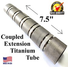 Linterna Maglite Celda D Tubo de Extensión "ACOPLADO" 7.5" TITANIO, HD Resistente