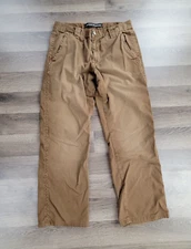 Agave El Patron Relaxed Fit Straight Cut Pants Size 30x28* Brown Fade Khakis