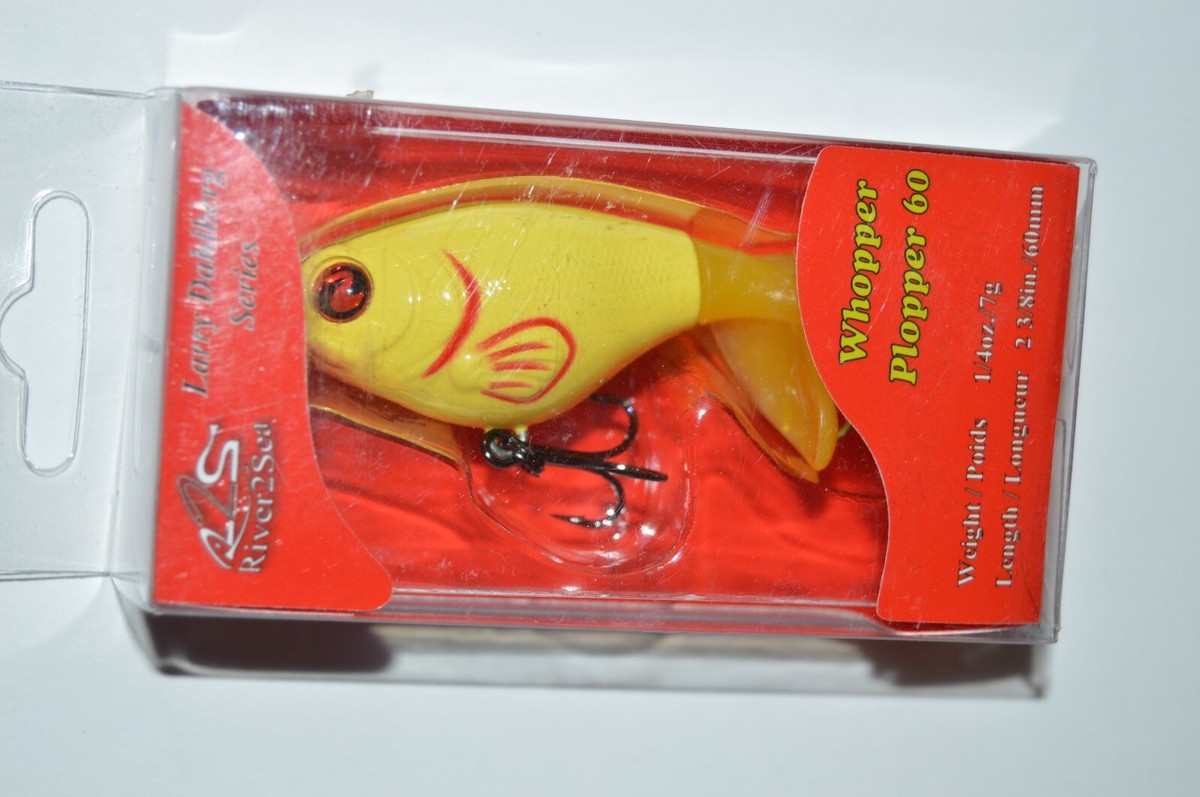 river2sea bass topwater whopper plopper 60 bone 2 3/8