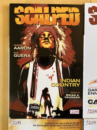 Scalped 10 TPB Lot Complete Set Jason Aaron R M Guera DC Vertigo Full Run - Picture 3 of 15