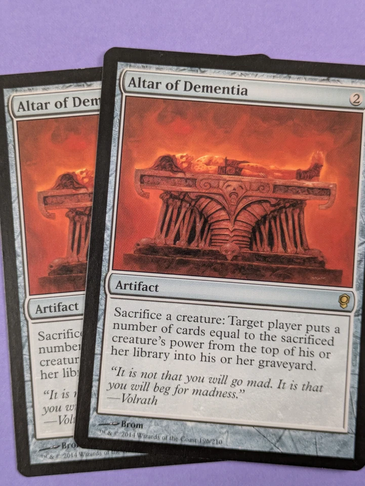 MTG Magic The Gathering: Conspiracy: Altar of Dementia Rare #196/210 - NM - Image 3 of 3