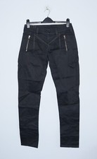 MARITHE FRANCOIS GIRBAUD Womens Black Cotton Pants Size 30