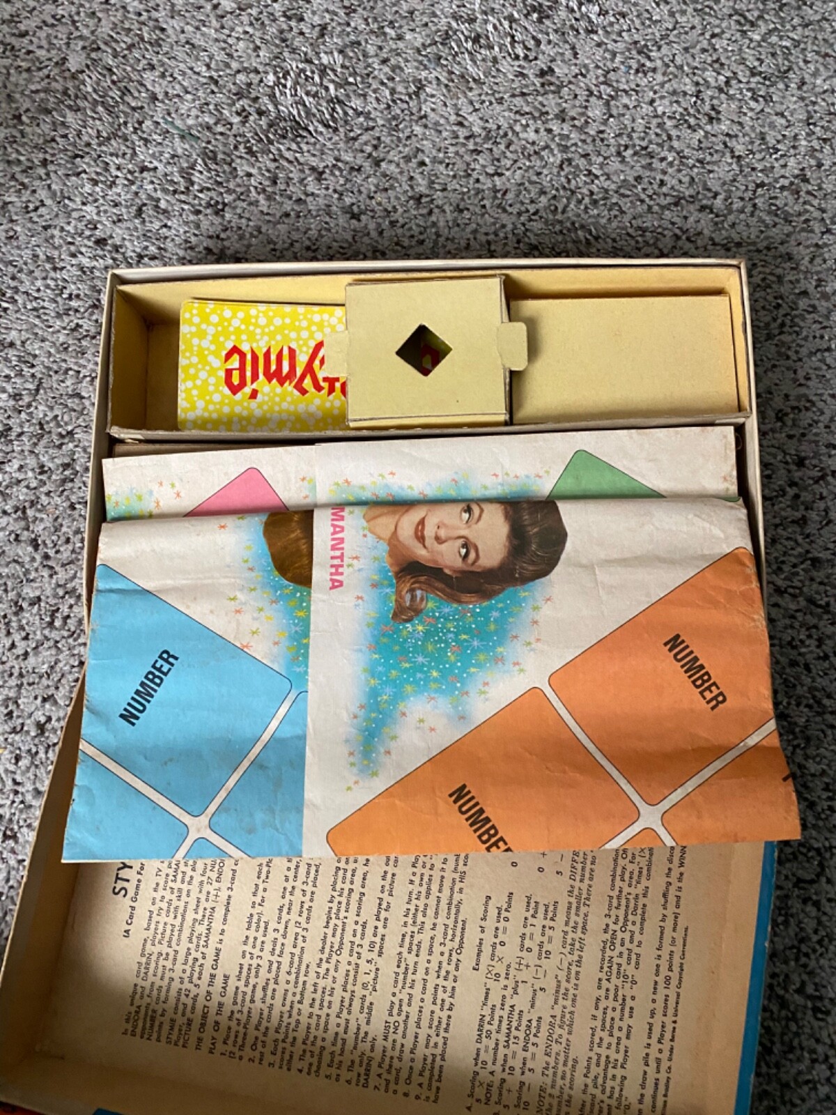 Vintage Bewiched card game - Stymie - 1964- complete- good condition | eBay