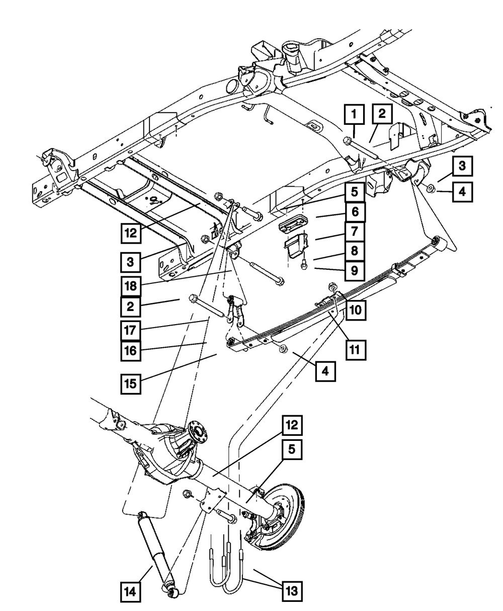 Genuine Mopar Suspension Shock Absorber 52122290AA