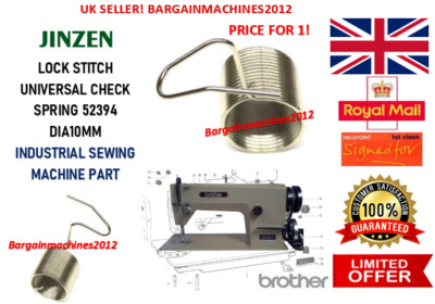 LOCK STITCH UNIVERSAL CHECK SPRING 100399-001 D-10MM INDUSTRIENÄHMASCHINE 