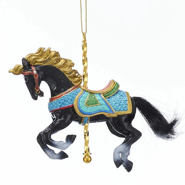 Adorno de caballos carrusel Foto 3 de 4