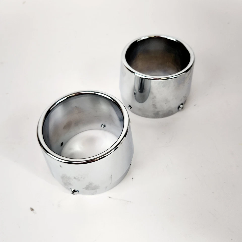RC Components 4" Blitz Exhaust Slip-On Muffler Tip RCX04C Chrome - Image 3 of 4