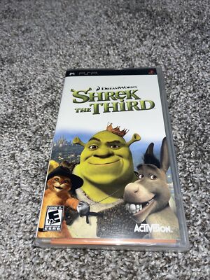 Shrek The Third (PSP Game ,2007) Activision DreamWorks Family