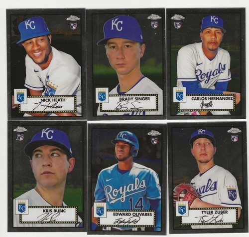 2021  Topps Chrome Platinum Anniversary Royals set of 16 Cards - Picture 2 of 3