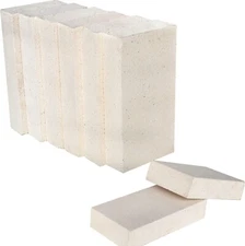 Insulating Firebrick 9x4.5x2.5 IFB 2500F Set of 8 Fire Brick