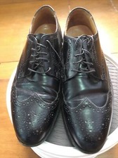 mens dress shoes , BOSTONIAN CROWN WINDSOR, Dk brown, Size 11 1/2 A641