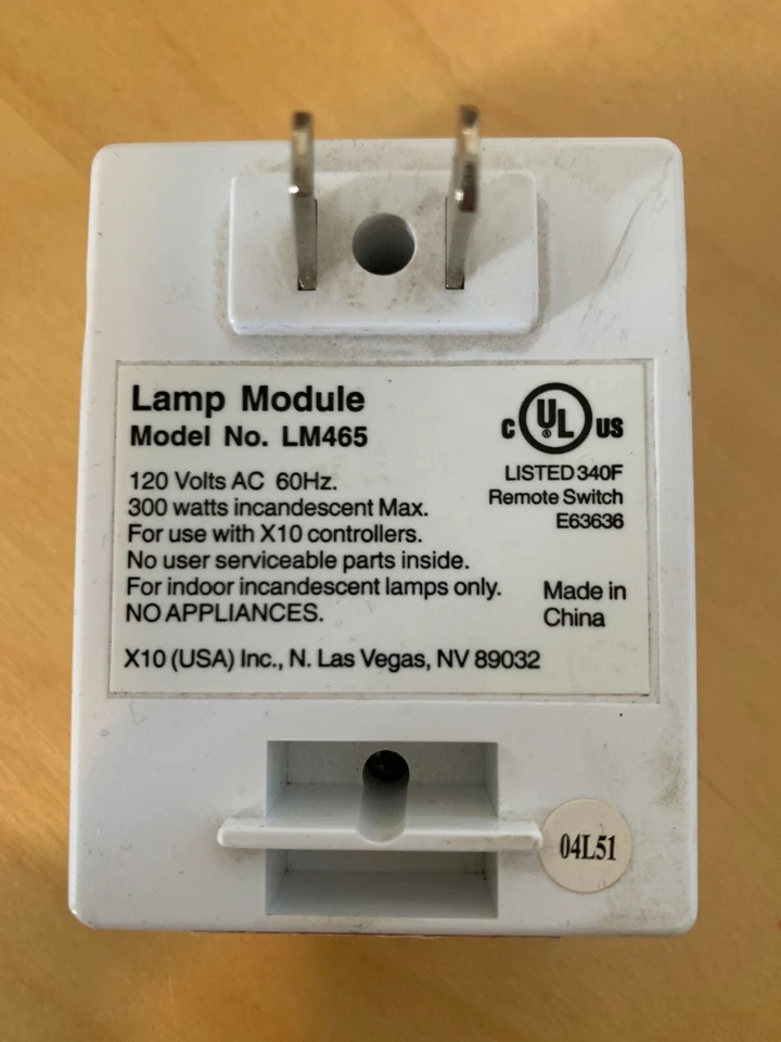 X10 Powerhouse Lamp Module LM465 Radio Shack X-10 300w House Automation - Image 2 of 3