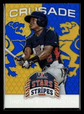 2015 Panini USA Baseball Stars & Stripes Crusade Blue #24 Cordell Dunn Jr.