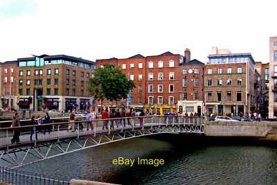 Photo 12x8 Millennium Bridge and Buildings along Ormond Quay Lower View is c2013