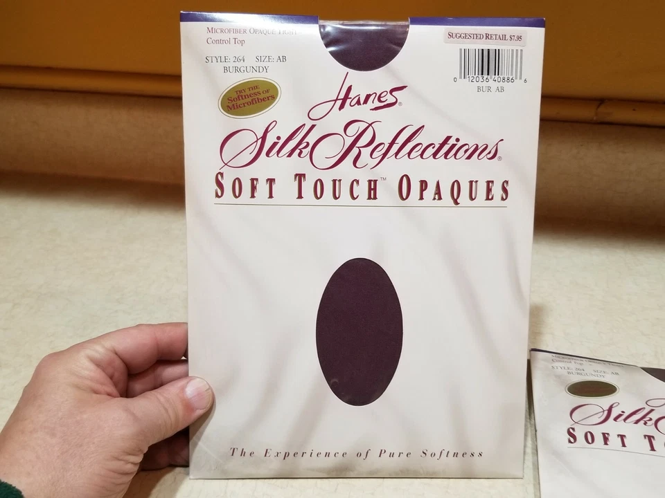 Новый 2 пары шелк отражения мягкое прикосновение бляшки стиль 264 размер AB бордовый - Изображение 2 из 4