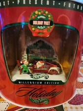 Hot Wheels Holiday XMas Millennium Edition Past/Present/Future - Set 1 of 3 -...