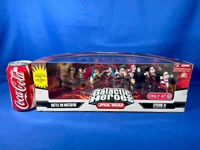 New - BATTLE ON MUSTAFAR - Star Wars GALACTIC HEROES 10 Figures 5