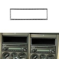 Cubierta decorativa panel de radio de fibra de carbono para Volkswagen Golf 4 1999-2004 1*