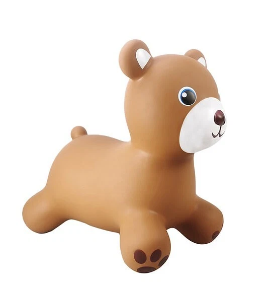 HAPPYHOPPERZ HAPPY HOPPERZ TEDDY T. BEAR Kinder Tier Hüpfburg Space Hopper aufblasbar Ride On