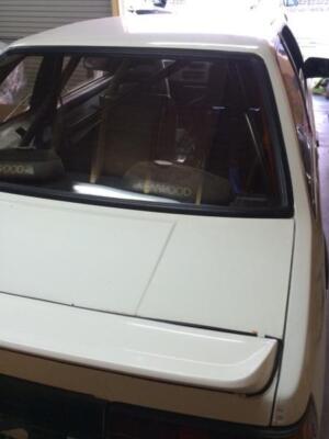 AE86 2Door Coupe Rear Glass Weather Strip Toyota Trueno Levin 4AG