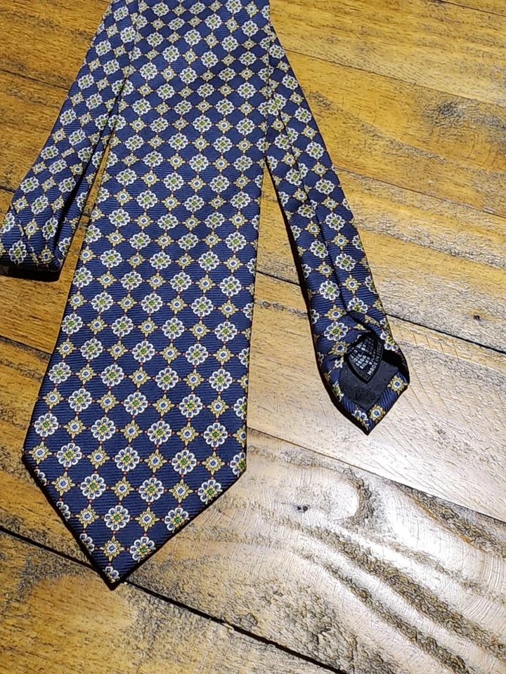 Corbata Ricci Como Firenze para hombre hecha en Italia 100 % seda Foto 3 de 4