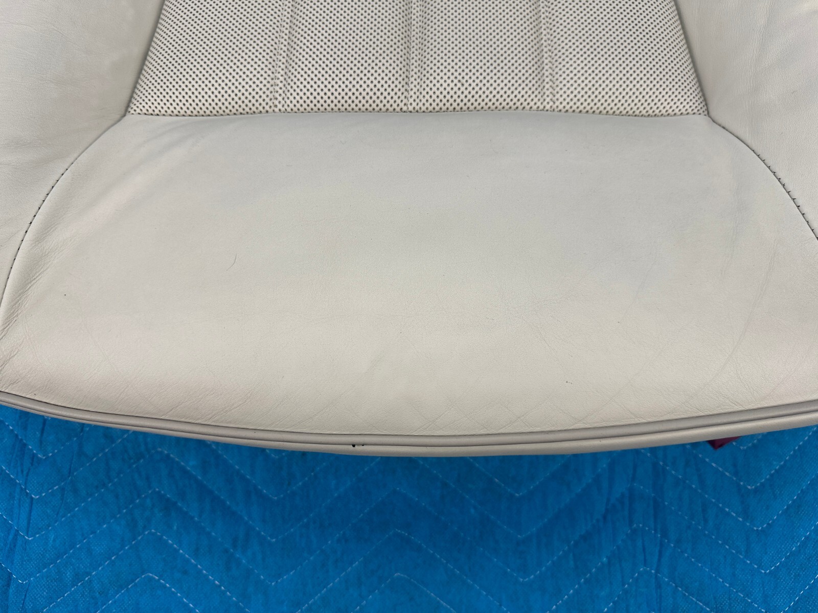 Bentley Flying Spur Rear Seat Lower Cushion Driver's Side Ivory 2008-2012 OEM