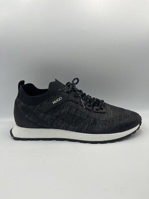 HUGO BOSS Men's Sneakers Icelin Runn 50459836 Black White
