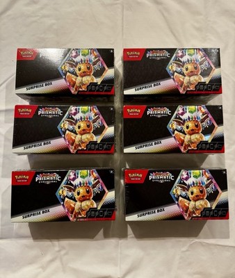 POKEMON TCG SCARLET & VIOLET 8.5 PRISMATIC EVOLUTIONS SURPRISE BOX NEW SEALED