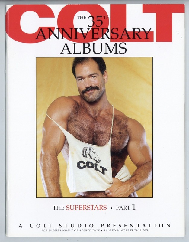 Colt Studio 35th Anniversary Album #1 Carl Hardwick, Ace Carponi 52pg Gay M39943