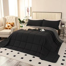 Oversized California King Comforter Set 120x120, Extra Large King Size Quilts 3