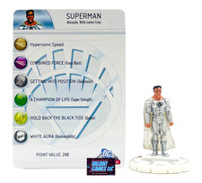 DC Heroclix Superman W-6 w/ Card DC 75th Anniversary Set