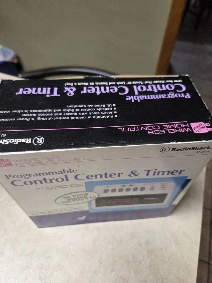 Radio Shack Programmable Wireless Home Control Center & Timer Clock 61-2470 New - Image 4 of 4