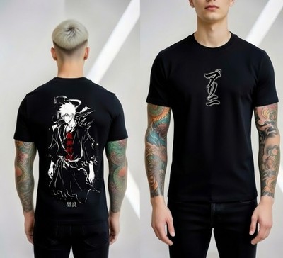 Ichigo Kurosaki Bleach T-Shirt Anime Soul Reaper Graphic Tee Men Gift