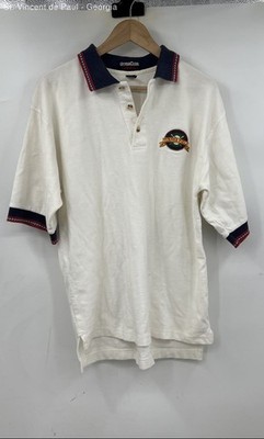 Ultra Club Collection Atlanta Braves Turner Field Short Sleeve Polo Shirt M 90s