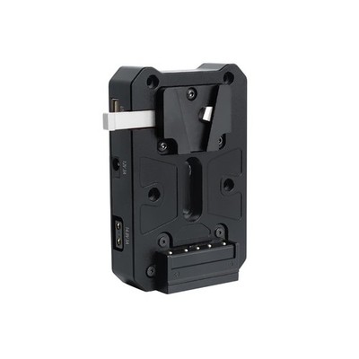 Mini V Mount Battery Adapter Plate, Power Supply Splitter with USB-PD 100W In...