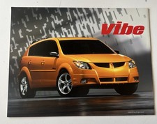 2002 Pontiac Vibe GT Concept Launch Mailer Br...