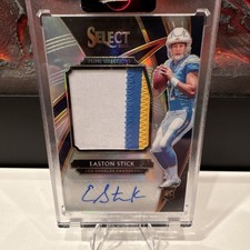 Panini 2019 Select Rookie Auto Patch Easton Stick Prizm /49 Chargers PSP-ES