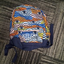 Mini mochila escolar KENZO KIDS Eye Groovy moderna con estampado de arco iris 🎒